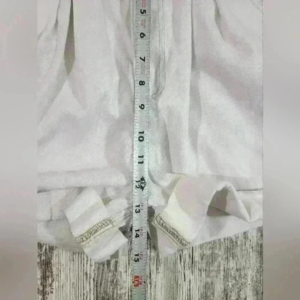 Women's Free People FP We The Free high waisted cotton shorts cream size small - Picture 6 of 8